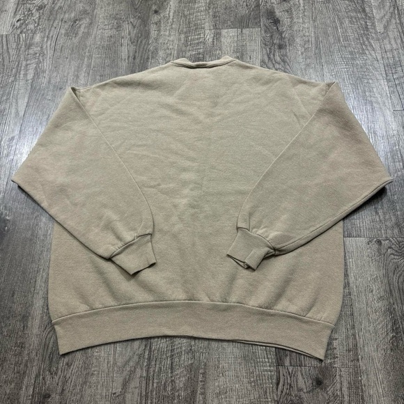 Vintage Y2K Tan Neutral Earth Tone Essential Sweatshirt - Picture 2 of 4